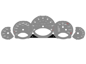 Dial Faces. Porsche 997 gen 1 KMH Cars